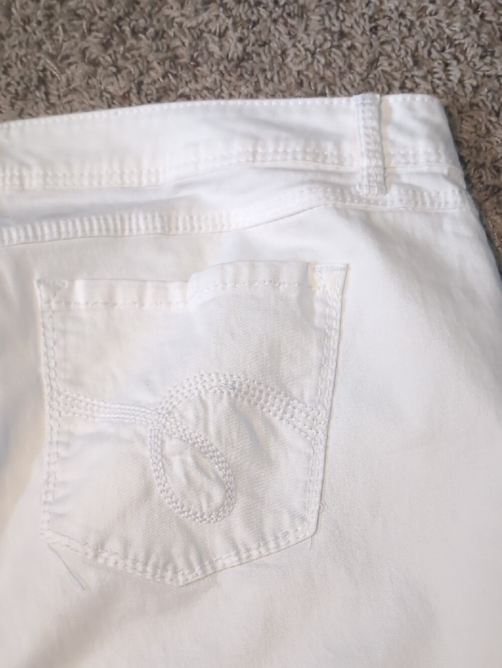 Simply Emma Women's White Plus Size Denim Jeans Size 20 W - Picture 13 of 15